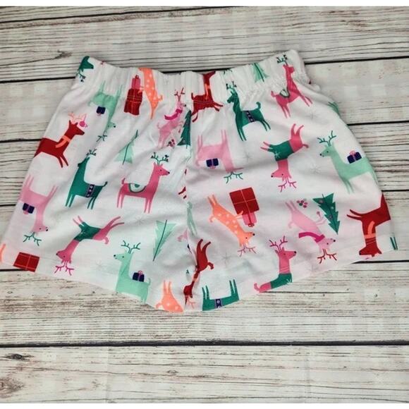 Cat & Jack Girl's Christmas Pajamas NWT 2pc Holiday Let It Snow Size L 10/12 - Picture 3 of 6